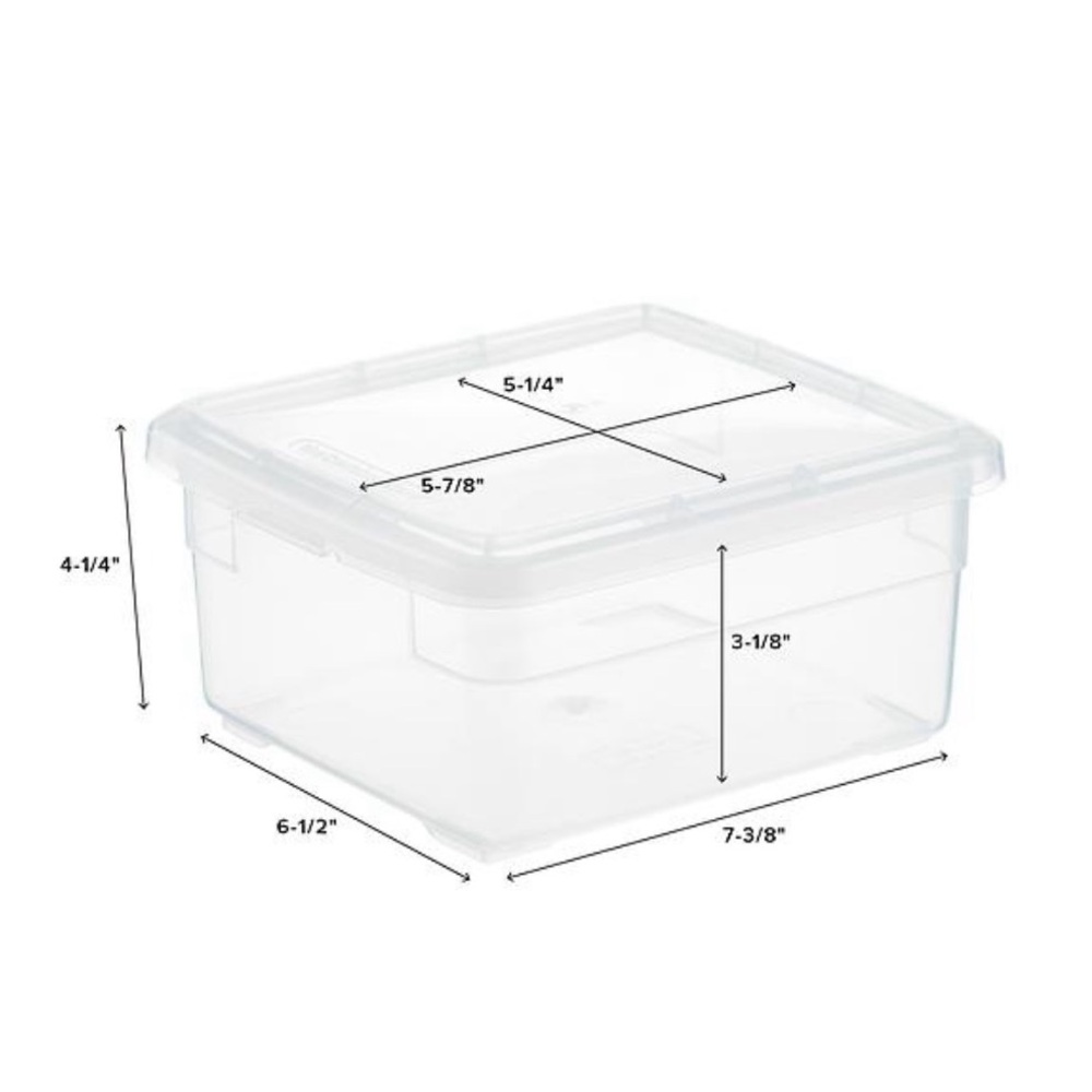 Container store boxes SET OF SIX - Picture 3 of 4